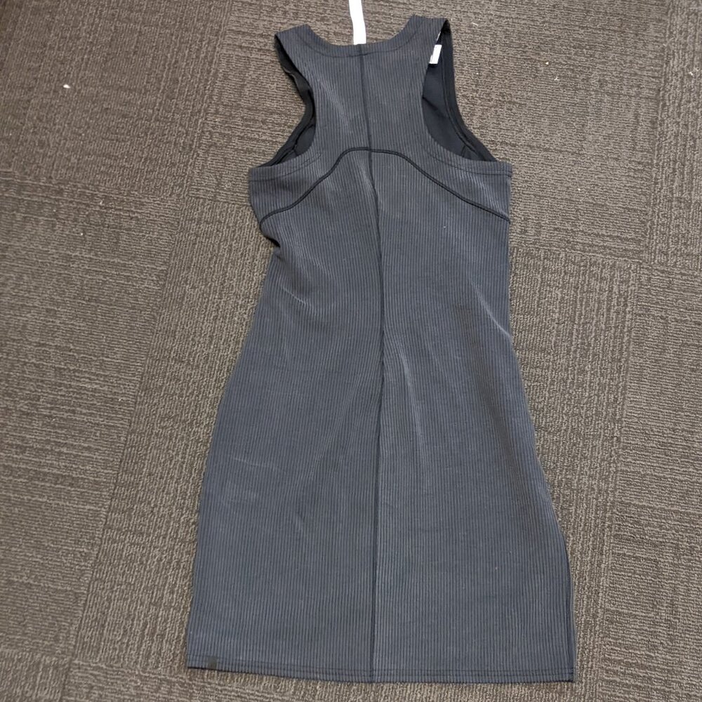 lululemon athletica Ribbed Tank Mini Dress in Dark Gray